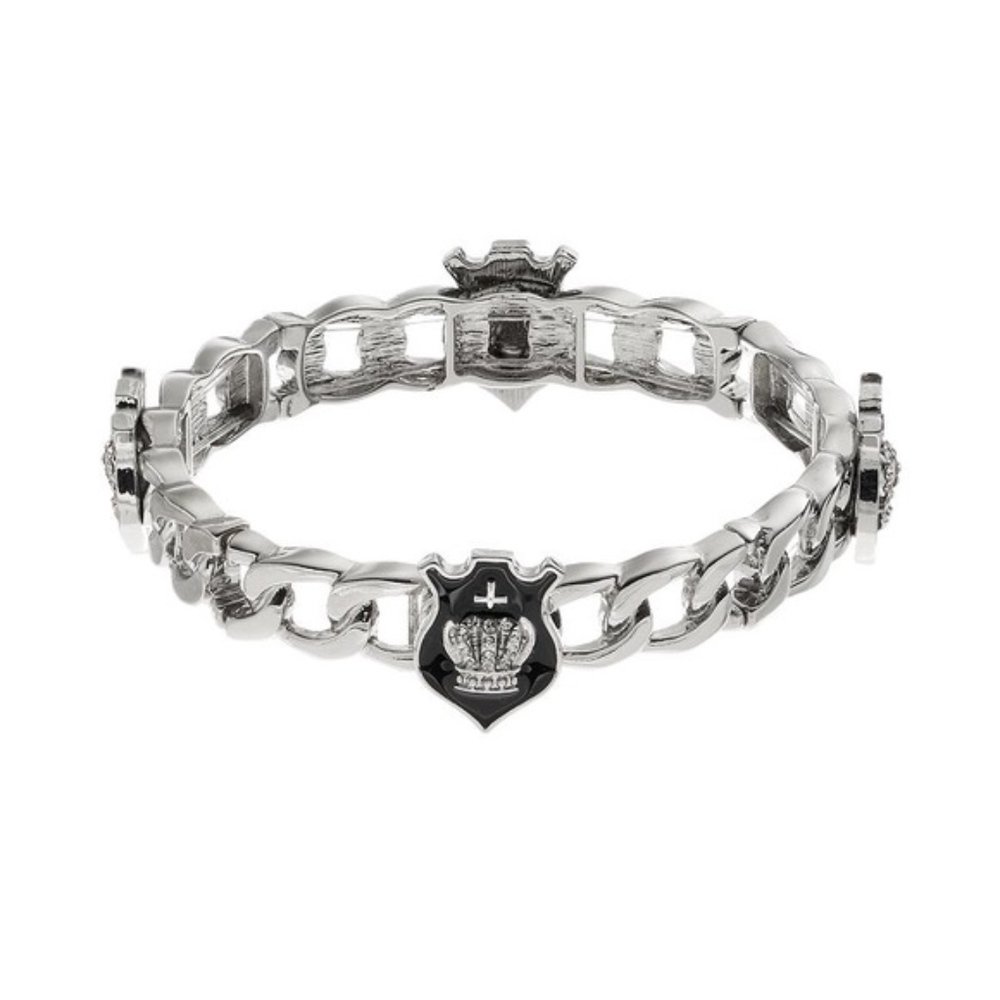 Juicy Couture Shield Link Stretch Bracelet NWT - Picture 1 of 5
